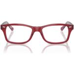 Rote Ray Ban Panto-Brillen aus Kunststoff für Kinder 