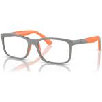Orange Ray Ban Rechteckige Kunststoffbrillengestelle für Damen 
