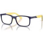 Blaue Rechteckige Kunststoffbrillen für Kinder 