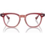 Rote Ray Ban Panto-Brillen aus Kunststoff für Herren 