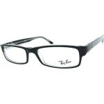 Schwarze Ray Ban Rechteckige Brillenfassungen aus Kunststoff für Herren 