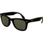 Schwarze Ray Ban Wayfarer RB 4105 Quadratische Nerd Sonnenbrillen aus Kunststoff für Herren 