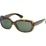 Grüne Ray Ban Jackie Ohh Rechteckige Rechteckige Sonnenbrillen aus Kunststoff für Damen 