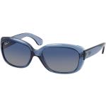 Blaue Ray Ban Jackie Ohh RB 4101 Sonnenbrillen polarisiert 