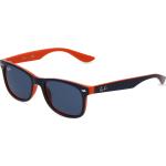 Ray-Ban Junior Rj 9052s New Wayfarer Unisex-Sonnenbrille, Blau Orange