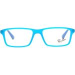 Blaue Ray Ban Vollrand Brillen aus Kunststoff für Kinder 