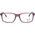Magentafarbene Ray Ban Brillenfassungen für Kinder 