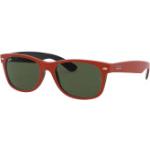 Ray-Ban NEW WAYFARER 0RB2132 646631 Kunststoff Panto Rot/Blau Sonnenbrille, Sunglasses Rot/Blau Mittel