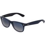 Blaue Ray Ban Wayfarer New Wayfarer Rechteckige Nerd Sonnenbrillen aus Kunststoff für Herren 