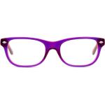 Lila Ray Ban Rechteckige Vollrand Brillen aus Kunststoff für Kinder 