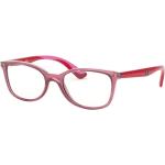 Rote Ray Ban Rechteckige Brillenzubehör aus Kunststoff für Damen 