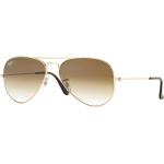 Goldene Ray Ban Aviator Sonnenbrillen mit Sehstärke 