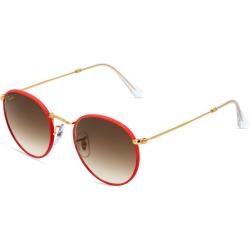 Ray-Ban Rb 3447jm Round Full Color Unisex-Sonnenbrille, Rot Gold