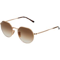 RAY-BAN RB 3565 JACK Unisex-Sonnenbrille, Gold