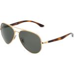 Ray-Ban RB 3675 Unisex-Sonnenbrille Vollrand Pilot Metall-Gestell, gold