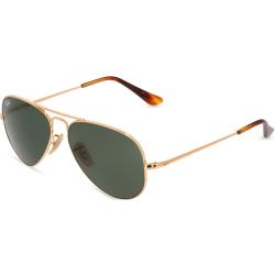 Ray-Ban Rb 3689 Aviator Metal Ii Unisex-Sonnenbrille, Gold