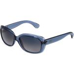 Ray-Ban RB 4101 JACKIE OHH Damen-Sonnenbrille Vollrand Butterfly Kunststoff-Gestell, blau