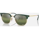 Grüne Ray Ban Runde Sonnenbrillen polarisiert aus Metall für Herren 