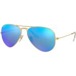 Blaue Ray Ban RB3025 Sonnenbrillen polarisiert aus Metall 