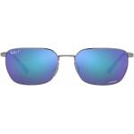 Blaue Ray Ban Rechteckige Sonnenbrillen mit Sehstärke für Herren 