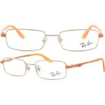 Silberne Ray Ban Vollrand Brillen aus Metall für Kinder 