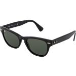 Reduzierte Schwarze Ovale Kunststoffsonnenbrillen für Herren 