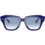 Blaue Ray Ban Pilotenbrillen aus Kunststoff für Herren 