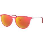 Rote Ray Ban Verspiegelte Sonnenbrillen für Damen 