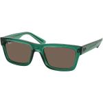 Grüne Ray Ban Rechteckige Nerd Sonnenbrillen aus Kunststoff für Herren 