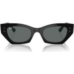 Schwarze Ray Ban Sonnenbrillen polarisiert aus Kunststoff für Damen 