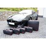 Schwarze Jaguar F-Type Koffersets Maxi / XXL 5-teilig 