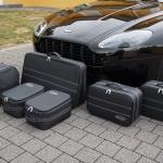 Roadsterbag Aston Martin V8 Vantage Coupé Kofferset hinterer Kofferraum 4-tlg. Schwarz Koffer24