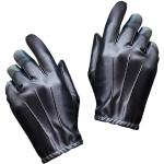 Schwarze Touchscreen-Handschuhe für Herren Einheitsgröße für Partys für den für den Winter 