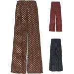 Braune Palazzo-Hosen aus Polyester für Damen Größe L für den für den Sommer 