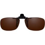 Braune Sonnenbrillen mit Sehstärke aus Kunststoff für Herren 