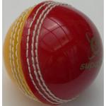 Readers Supaball Cricketball, Unisex, für Jugendliche, Rot/Gelb, Junior