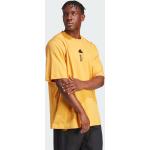 Gelbe Oversize adidas Real Madrid T-Shirts für Herren Größe XL 