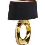 Reduzierte Goldene Reality Leuchten Tischlampen & Tischleuchten aus Keramik 