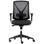 Schwarze realspace Ergonomische Bürostühle & orthopädische Bürostühle  stapelbar Breite 0-50cm, Höhe 0-50cm, Tiefe 0-50cm 