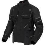 Schwarze Wasserdichte Mini Kurzjacken & Cropped-Jackets mit Schulterpolstern mit Reißverschluss 
