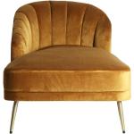 Gelbe Art Deco Chaiselongues & Longchairs aus Metall Breite 150-200cm, Höhe 50-100cm 