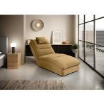 Gelbe Moderne Chaiselongues & Longchairs Breite 150-200cm, Höhe 50-100cm 