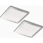 Silberne Honsel Rechteckige Dimmbare LED Deckenleuchten aus Acrylglas 