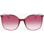 Rosa Calvin Klein Rechteckige Rechteckige Sonnenbrillen für Damen 