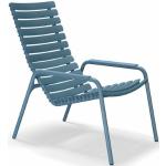 Blaue Skandinavische Houe Nachhaltige Loungestühle pulverbeschichtet aus Aluminium stapelbar Breite 50-100cm, Höhe 50-100cm, Tiefe 50-100cm 