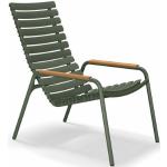 Olivgrüne Skandinavische Houe Nachhaltige Loungestühle pulverbeschichtet aus Aluminium Outdoor Breite 50-100cm, Höhe 50-100cm, Tiefe 50-100cm 