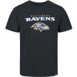 Recovered Clothing T-Shirt - NFL Ravens Logo - S bis XXL - für Männer - Größe S - schwarz