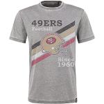 Bunte Vintage Recovered Clothing NFL T-Shirts aus Baumwollmischung für Herren Größe M 