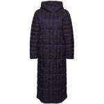 Reduzierte Marineblaue Gesteppte Esprit Damensteppmäntel & Damenpuffercoats aus Polyamid mit Kapuze Größe XS 