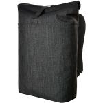 Schwarze Halfar Nachhaltige Laptoprucksäcke aus Polyester mit Rollverschluss für Herren 